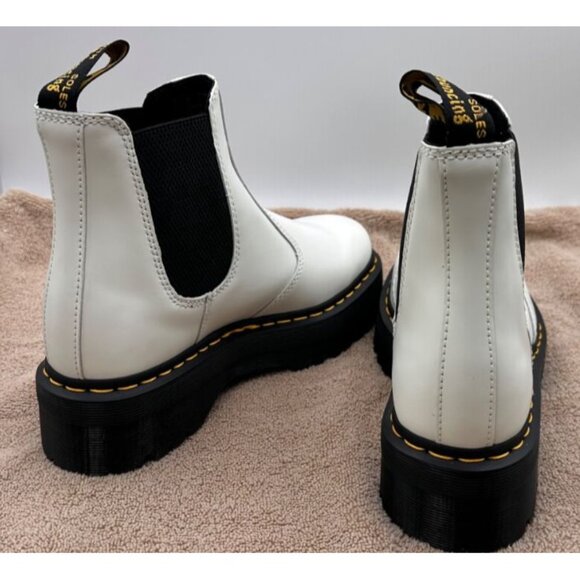 Dr Martens Unisex 9/10 Combat Boots 2976 Style Punk Goth Platform Ankle Boots - Picture 11 of 12